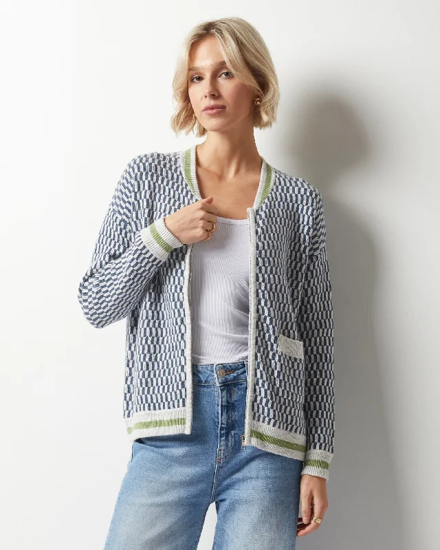 Jacquard Zip Jacket Mesh Jacket Canvas Jacket Denim Jacket