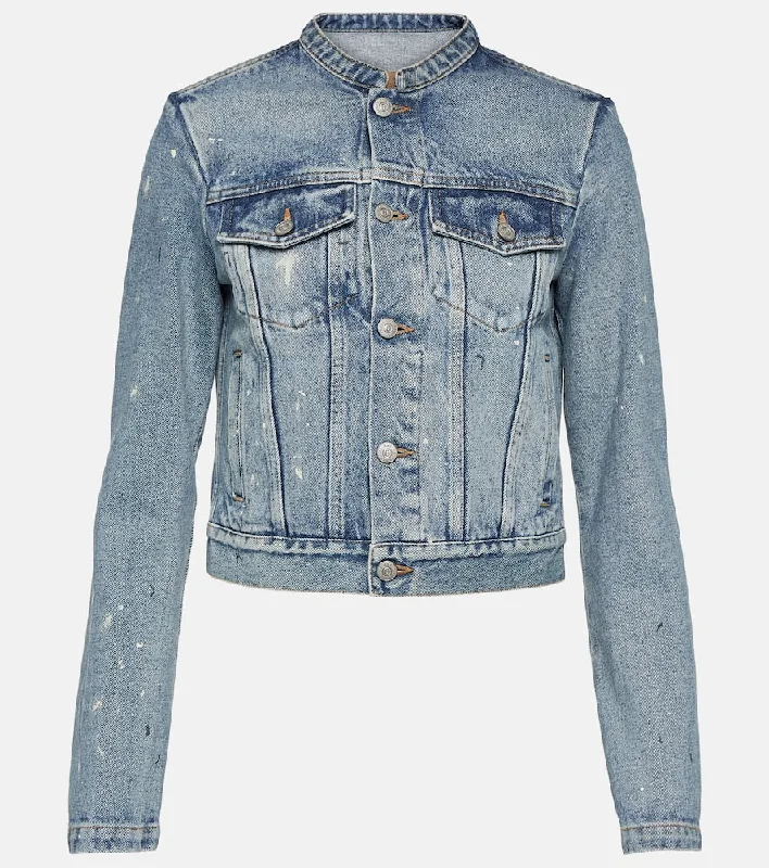 MM6 Maison Margiela Denim jacket Oversized Jacket Tailored Jacket Straight Jacket