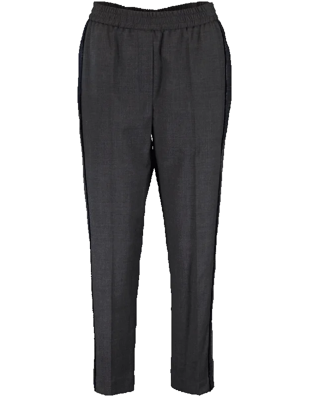 Tropical Wool Pull On Pant Trendy Printed Leggings