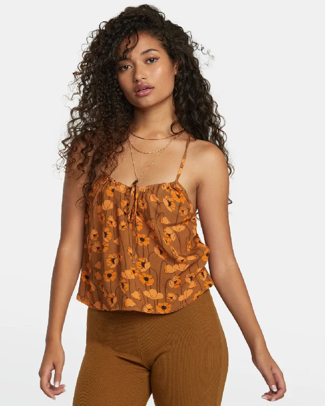 Holly Tank Top - Sienna cutout tank top
