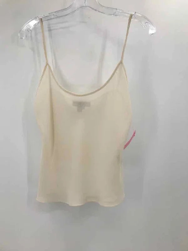Pre-Owned Ralph Lauren Ivory Size 10 Tank Top cold shoulder tank