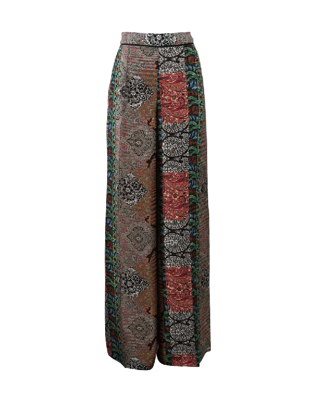 Paisley Patch Pant Casual Track Pants