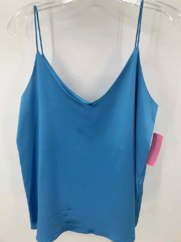 Pre-Owned Samsoe Samsoe Blue Size Small Tank Top slim fit tank