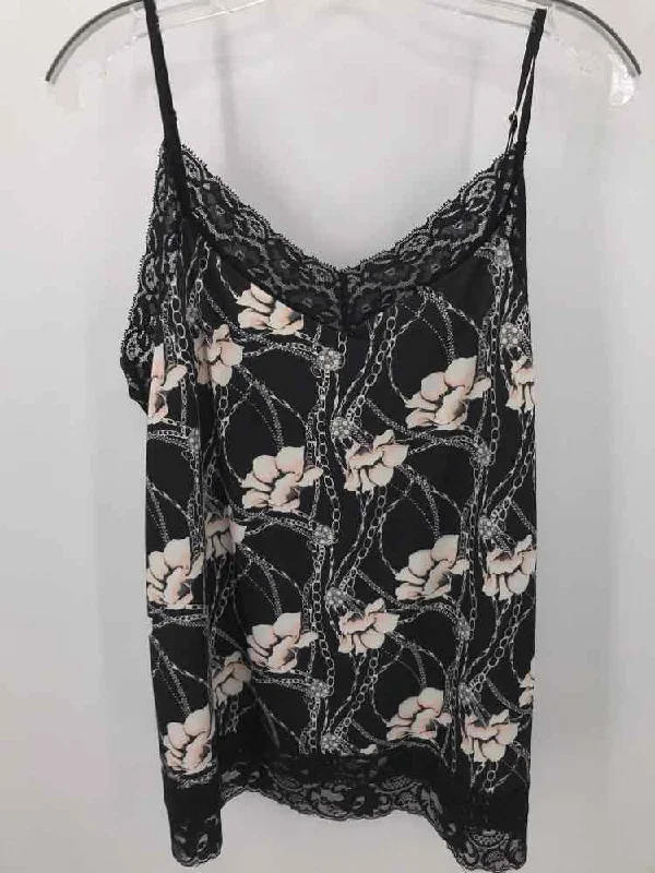 Pre-Owned WHBM Black Size XL Tank Top metallic tank top