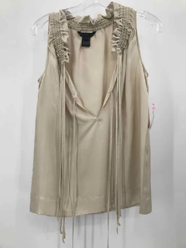Pre-Owned Marc By Marc Jacobs Ivory Size Small Tank Top cotton tank top