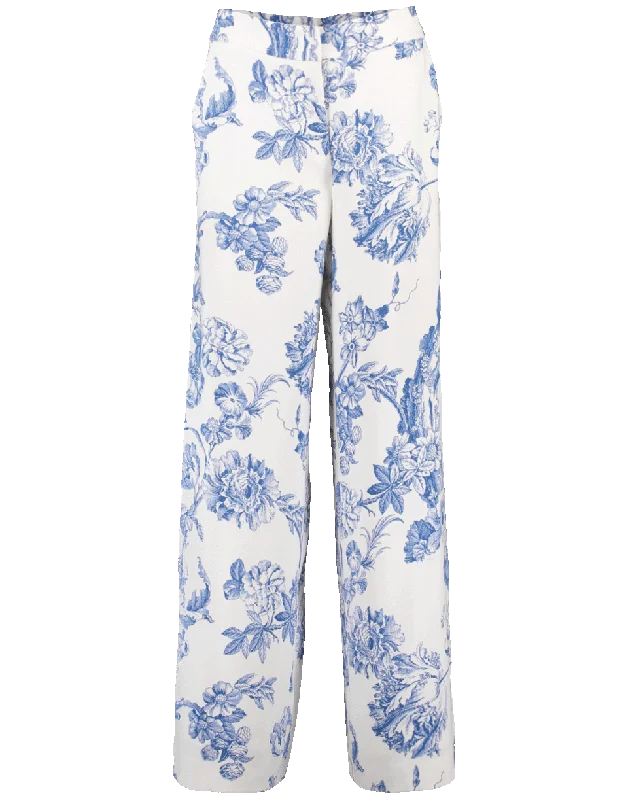 Printed Wide Leg Pant Comfortable Wide-Leg Pants
