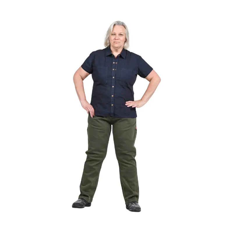Dovetail Women's Shop Pant - Olive Green Wide-Legged Palazzos