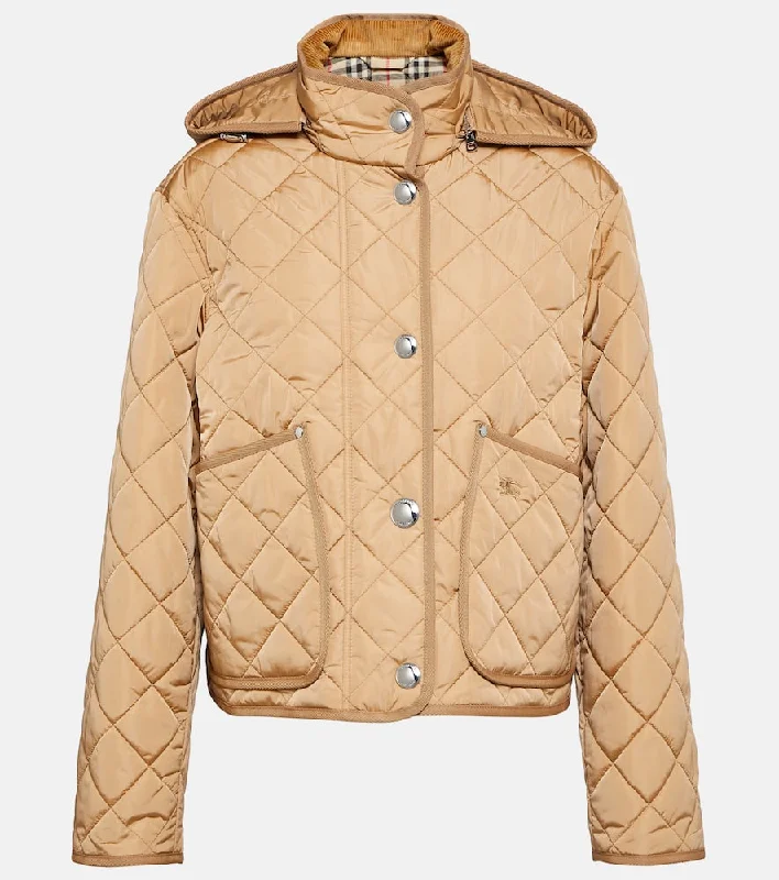 Burberry Quilted padded jacket Nylon Fabric Polyester Fabric Spandex Fabric