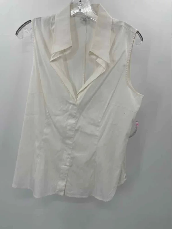 Pre-Owned Armani Collezioni White Size 14 Tank Top trendy tank top