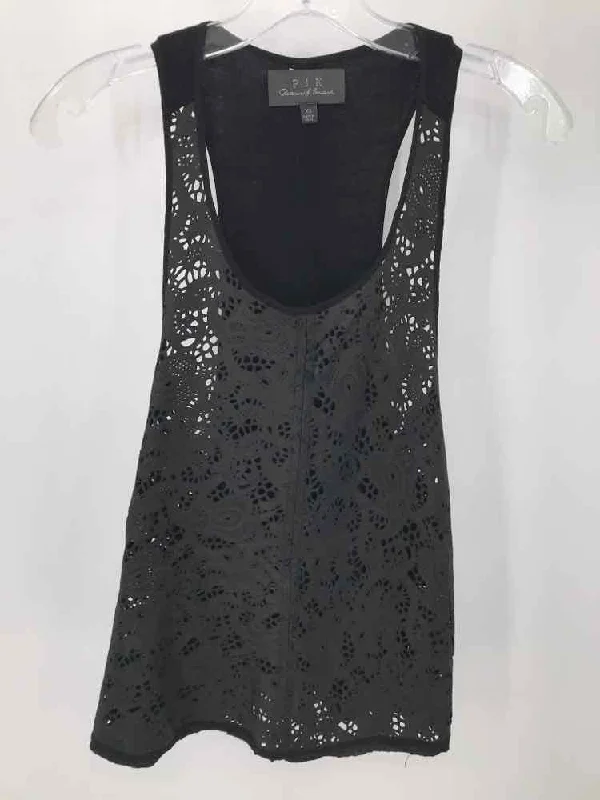 Pre-Owned PJK Black Size XS Tank Top bold tank top