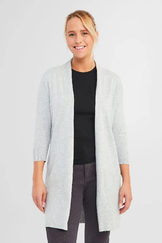 Cardigan long - Femme Striped Floral Plaid