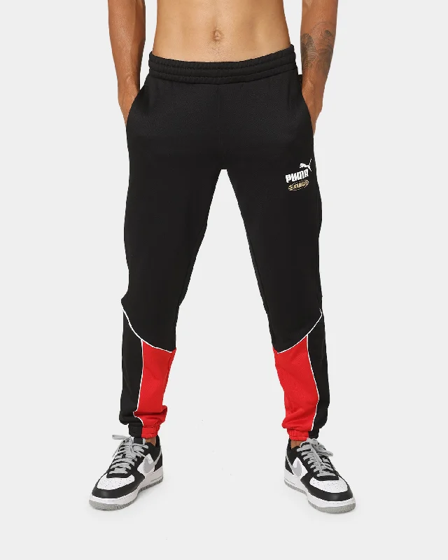 Puma King Track Pants Puma Black/Red Elegant High-Waist Pants