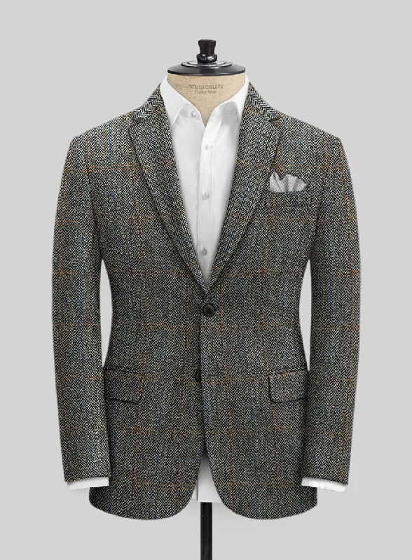 Harris Tweed Country Gray Jacket Corduroy Jacket Velvet Jacket Brocade Jacket
