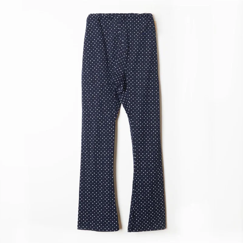 SALE 40%OFF ! <br/>【HOLIDAY/ホリデイ】<br>DOT FLARE PANTS <br>24201013 Comfortable Denim Trousers