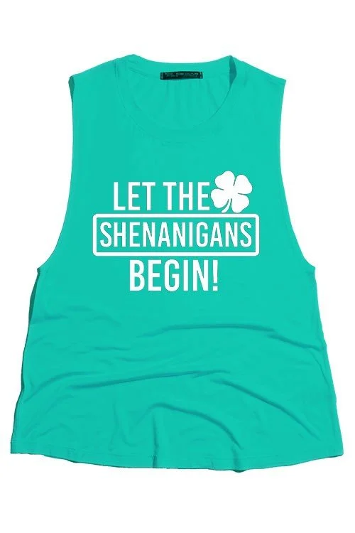 Shenanigans Tank yoga tank top
