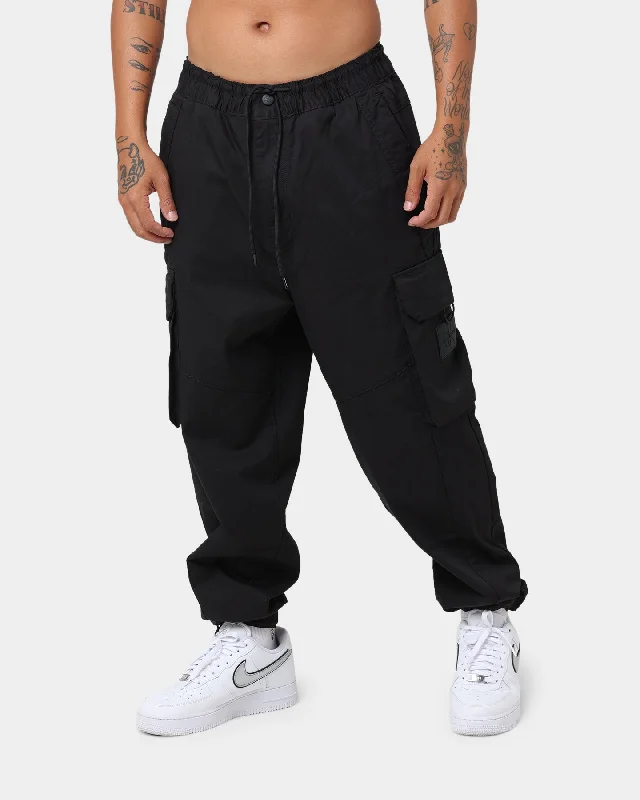 Calvin Klein Seasonal Washed Cargo Pants Ck Black Slim-Fit Leggings