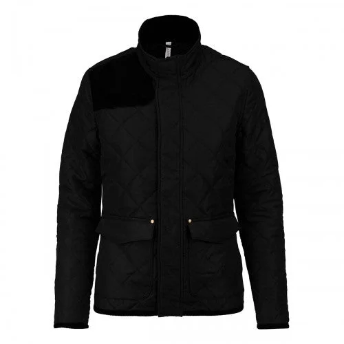 Kariban Womens/Ladies Quilted Jacket Wool Jacket Cashmere Jacket Tweed Jacket