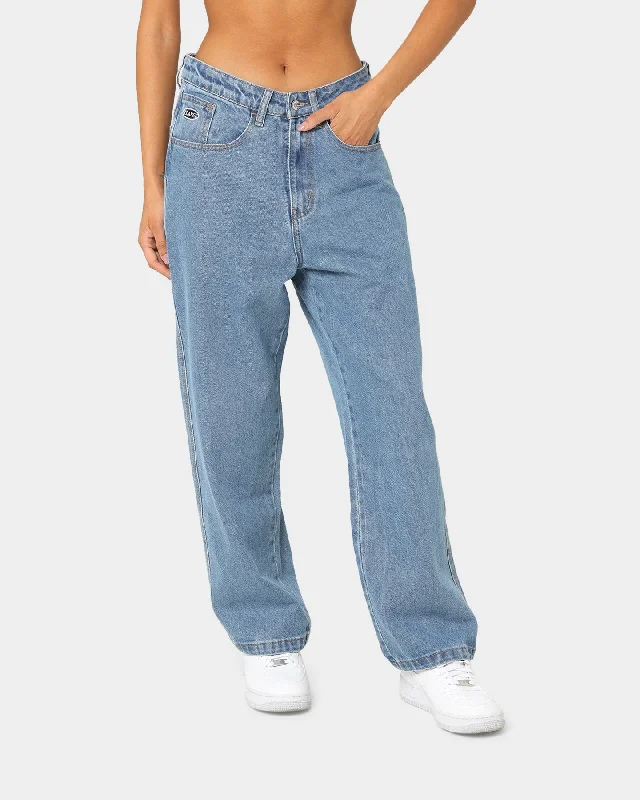 X-Large Bull Denim 91 Pants Mid Blue Soft Stretch Pants