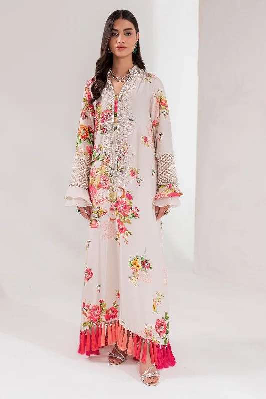 Pakistani Party Dress in Premium Raw Silk Kaftaan Style Tunics Essential wardrobe