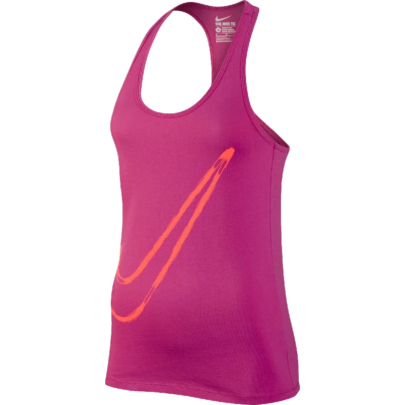 Nike Women's Tank Top Athletic Pink/Red layering tank top