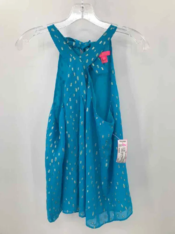 Pre-Owned Lilly Pulitzer Blue Size Medium Tank Top adorable tank top