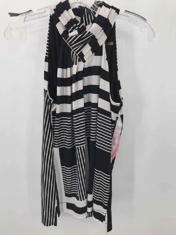 Pre-Owned Calvin Klein Black Size XS Printed Tank Top pastel tank top