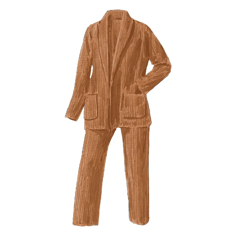 Wool & Cashmere Crop Pant Trendy Tapered Pants