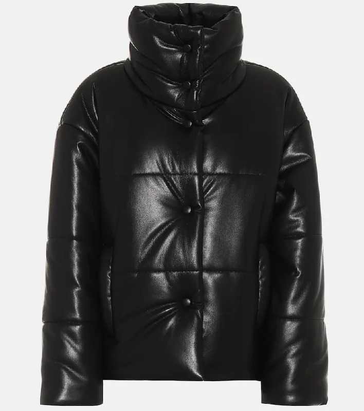 Nanushka Hide faux leather puffer jacket Jacket Blazer Coat