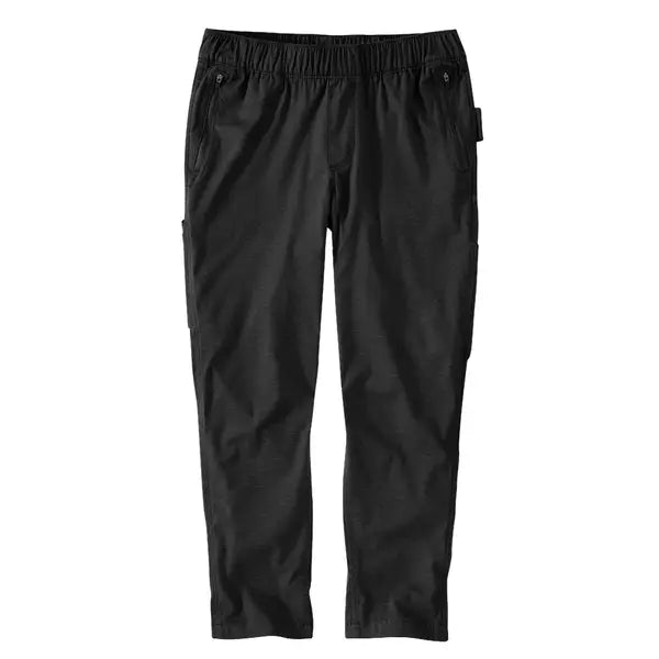 Women's Force Relaxed Fit Ripstop Work Pant - Black Chic Checkered Pants