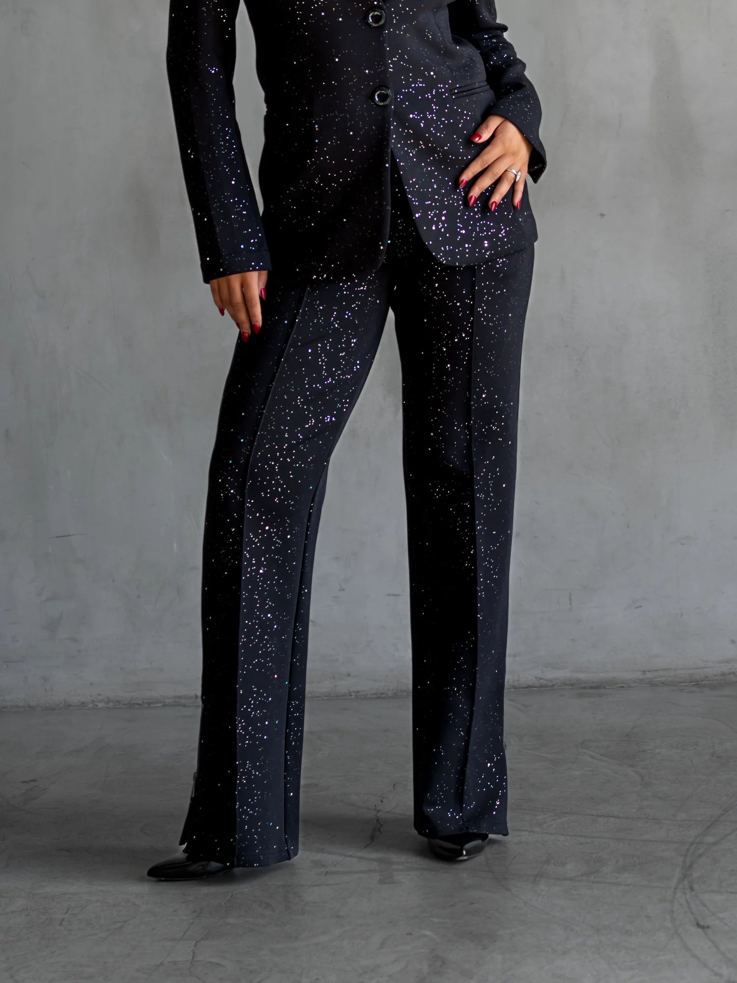 Jordan Ultra-Luxe Glitz Pants Classic Straight Pants