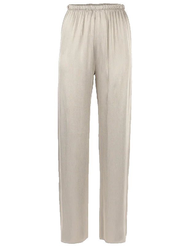 Pull-On Wide Leg Pant Cozy Knit Pants