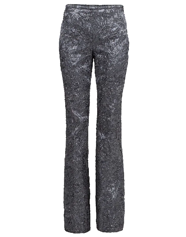 Side Zip Flare Pant Comfortable Jogger Trousers