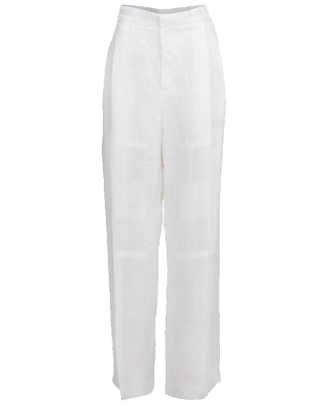 Bandana Jacquard Pant Comfortable Maternity Pants