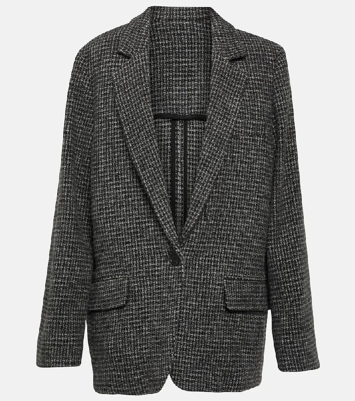 Marant Etoile Charlyne wool jacket Mesh Jacket Canvas Jacket Denim Jacket