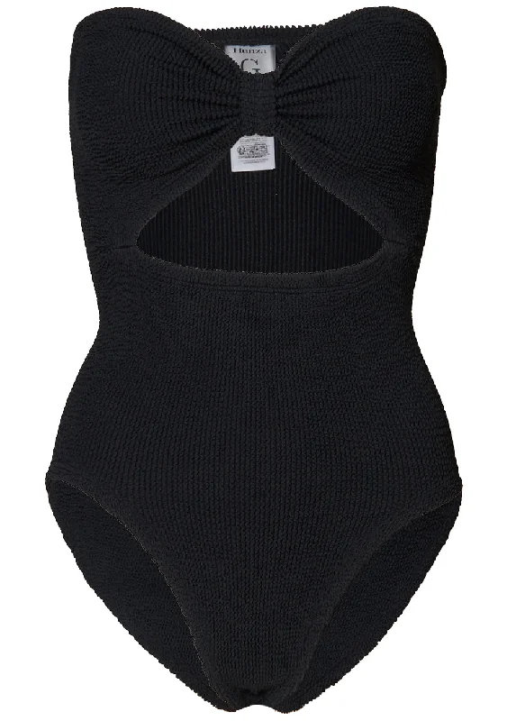 Alana Swimsuit Black Adjustable Strap Swimsuit