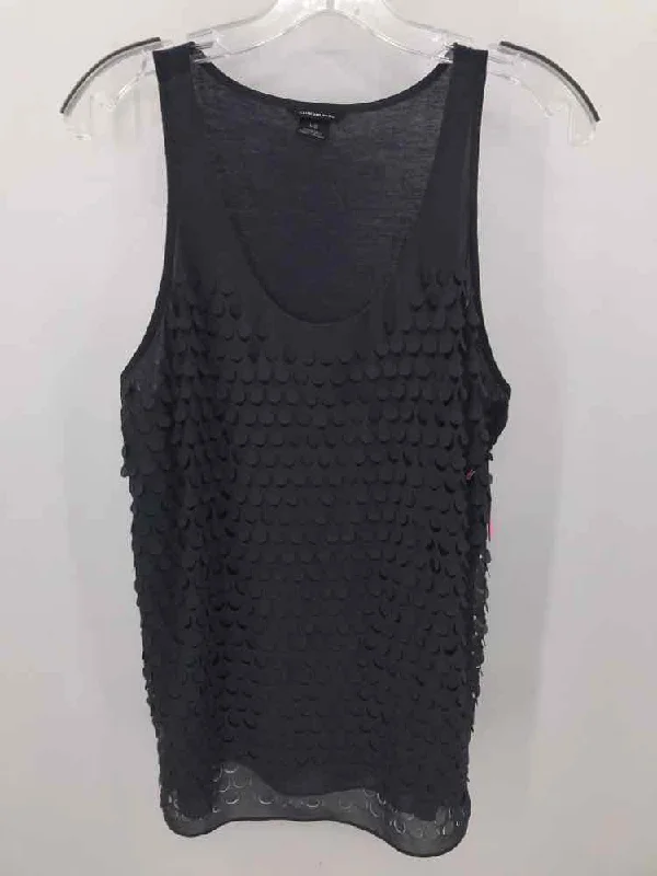 Pre-Owned Club Monaco Grey Size Large Tank Top lavender tank top