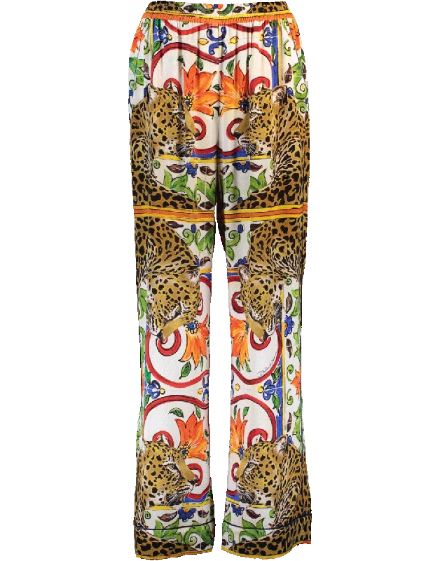 Silk Palazzo Pant Formal Stretch Pants