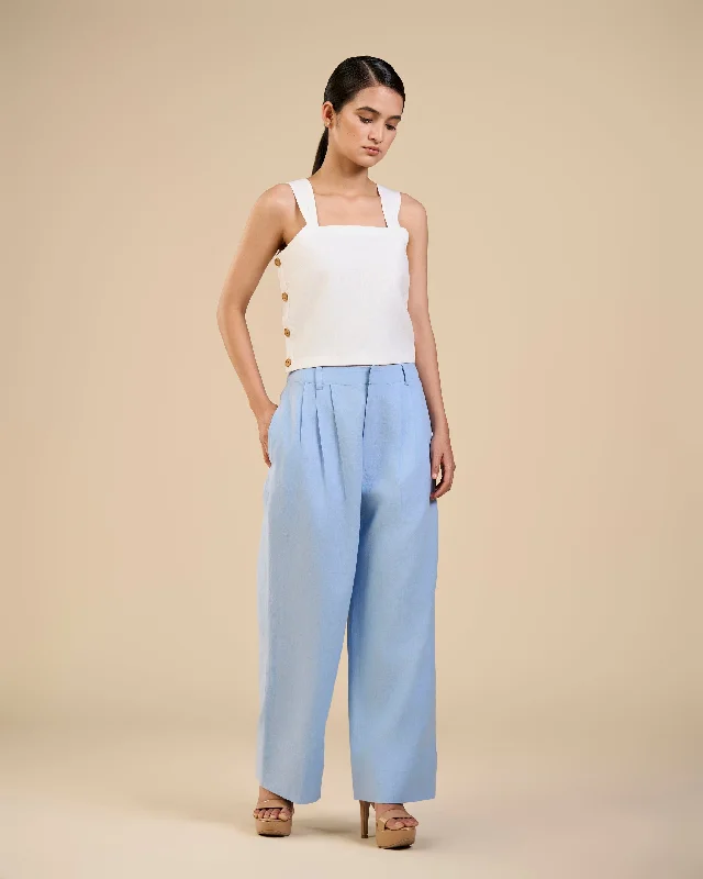 Blue Cornflower Pants Fashionable Track Pants