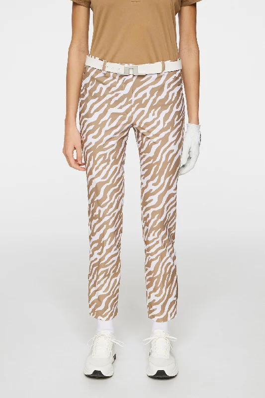 Pia Print Pant Casual Wide Pants