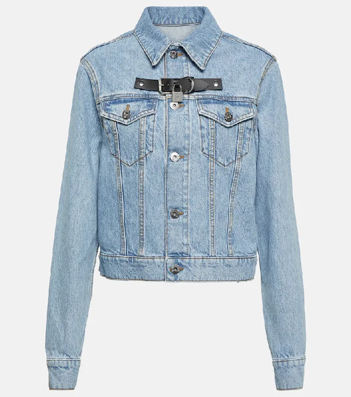 JW Anderson Padlock denim jacket Tailored Jacket Straight Jacket A-Line Jacket