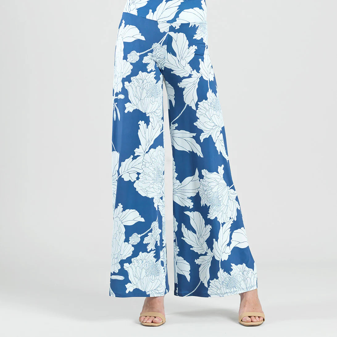 Butter Knit - Palazzo Pant - Mum Sketch Elegant Wool Trousers