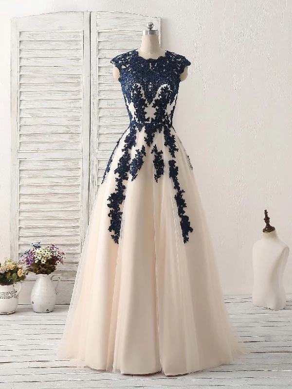 A-Line Tulle Appliques Formal Party Dress Bridesmaid Dress,DP1440 Tunics Yoga stretchy A-Line Tulle Appliques Formal Party Dress Bridesmaid Dress,DP1440 Tunics Yoga stretchy